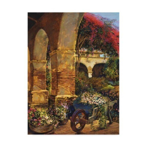 Clif Hadfield 'Columns Adorned' Canvas Art, 24x32, Trademark Fine Art, Mfr#: WAG03090-C2432GG